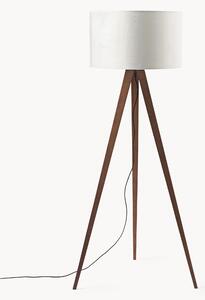 Lampa podłogowa trójnóg z litego drewna w stylu scandi Jake