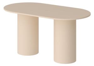 Pastelowy owalny stół Roseto Hubertus