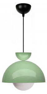 Zielona lampa wisząca z metalowym kloszem ø 25 cm Arta – Opviq lights