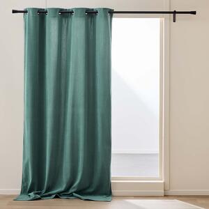 Zielona zasłona termiczna sztruksowa 140x260 cm Madison – douceur d'intérieur