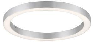 Lampa Sufitowa PURE, PURE Lines Round, ściemnialny, szary, salon, metal, nowoczesny