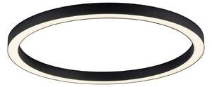Lampa Sufitowa PURE, PURE Lines Round, ściemnialny, czarny, salon, metal, nowoczesny