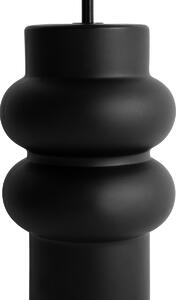 Designerska lampa stołowa czarna ceramiczna 17 cm bez klosza - Alisia Oswietlenie wewnetrzne