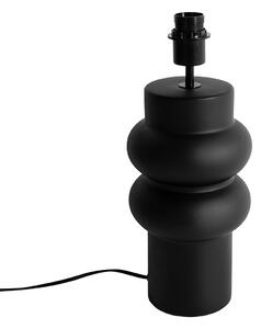 Designerska lampa stołowa czarna ceramiczna 17 cm bez klosza - Alisia Oswietlenie wewnetrzne