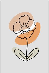 Obraz minimalistyczny kwiat No4