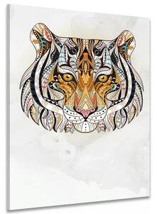Obraz wzorzysty tygrysa