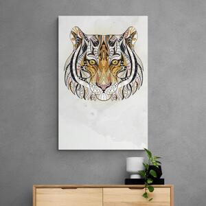Obraz wzorzysty tygrysa