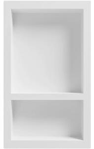 Mexen X-Wall-S półka wnękowa SMC z kołnierzem 68,6 x 40,7 cm, biała - 1901694109
