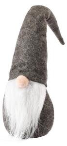 Świąteczny skrzat WINTER GNOME 30 cm, szary