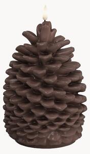 Ręcznie wykonana świeca LED z efektem prawdziwego płomienia Pine Cone, W 19 cm