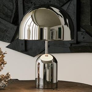 Tom Dixon Lampa stołowa design Bell, możliwość ściemniania, chromowy / srebrny, salon / jadalnia, metal, design