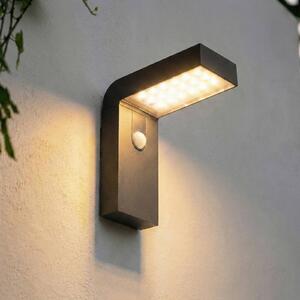 Lampa zewnętrzna z czujnikiem ruchu Aurino PRIOS, czarny, aluminium