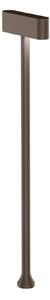Wever & Ducré Lighting WEVER DUCRÉ słupek oświetleniowy LED Kiosk 1.2 brązowa Wysokość 65 cm 1.2, możliwość ściemniania, brązowy / mosiężny, aluminium