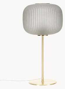 Lampa stołowa ze szklanym kloszem Sober