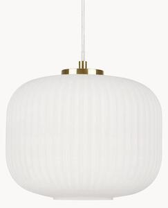 Lampa wisząca ze szklanym kloszem Sober
