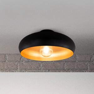 B.K. Licht Lampa sufitowa Zoe, możliwość ściemniania, czarny, salon / jadalnia, metal, nowoczesny