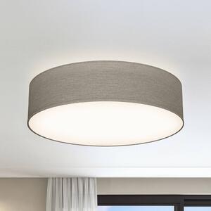 B.K. Licht Lampa sufitowa Litora, możliwość ściemniania, brązowy / rdzawy, salon / jadalnia, tkanina / materiał / jedwab