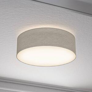 B.K. Licht Lampa sufitowa Litora, możliwość ściemniania, brązowy / rdzawy, salon / jadalnia, tkanina / materiał / jedwab