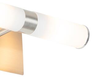 Nowoczesny Kinkiet / Lampa scienna stalowy IP44 2-punktowy - Wanna Oswietlenie wewnetrzne
