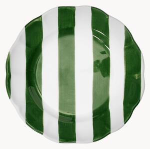 Ręcznie malowany talerz głęboki Stripe