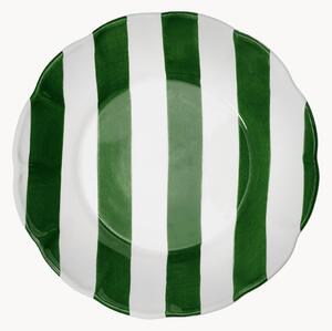 Ręcznie malowany talerz Stripe