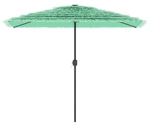Parasol ogrodowy na stalowym słupku, zielony, 300x200x250 cm
