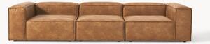 Sofa modułowa ze skóry z recyklingu Lennon (4-osobowa)