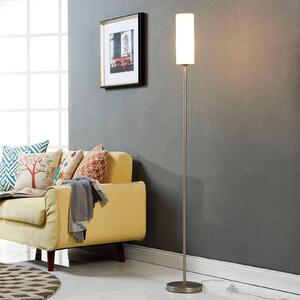 Lampa stojąca Vinsta Lindby, biały / opal, salon / jadalnia, szkło, nowoczesny