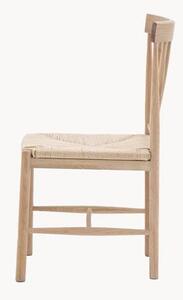 Ręcznie wykonane krzesło z drewna dębowego Eton, 2 szt