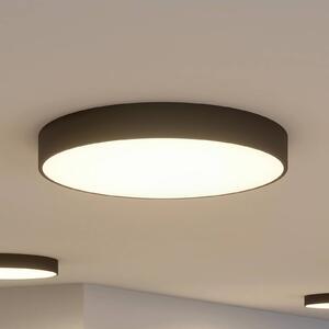 Lampa sufitowa LED Noabelle Arcchio, możliwość ściemniania, czarny, kuchnia, metal, nowoczesny