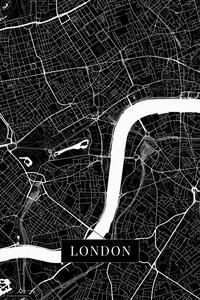 Mapa London black