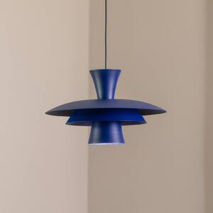 Lampa wisząca Plato Luminex, możliwość ściemniania, niebieski, salon / jadalnia, metal, nowoczesny