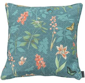 Ozdobna poduszka MADISON PIPING 50x50 cm, niebieska