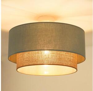 Duolla Duolla - Żyrandol natynkowy BOHO 1xE27/15W/230V śr. 45 cm zielony/brązowy DU605885