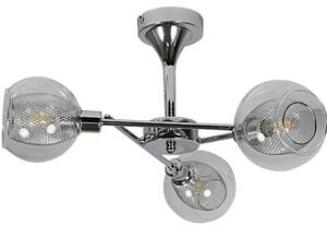Srebrna lampa wisząca z 3 punktami światła - 3X D279 B5-Z77