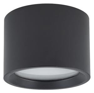Czarna lampa sufitowa punktowa walec do łazienki Nowodvorski 10484 Bol Black GX53 IP54 8,5cm x 6,5cm