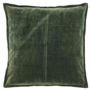 Aksamitna poduszka dekoracyjna WIES 45x45 cm, zielona