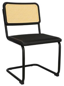 Plastikowe krzesło konferencyjne Nelson z imitacją plecionki