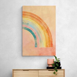 Obraz minimalistyczna tęcza Peach Fuzz