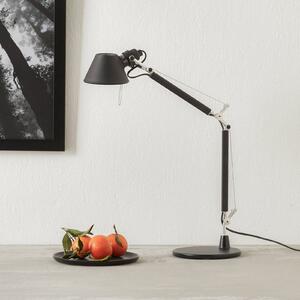 Artemide Lampa stołowa Tolomeo Micro, czarny, biuro, aluminium, design
