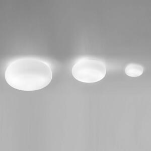Artemide Kinkiet designerski Itka, możliwość ściemniania, biały / opal, salon / jadalnia, szkło, nowoczesny