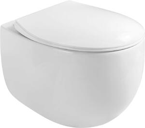 Mexen Egg miska wc Rimless z deską wolnoopadającą slim, duroplast, biała - 30245000