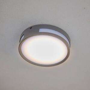 LUTEC Lampa sufitowa LED Rola, zewnętrzna, antracyt, Ø 18 cm