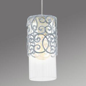 EGLO Szaro-niebieska lampa wisząca VINTAGE