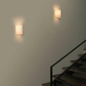 FARO BARCELONA Lampa ścienna Cotton, kątowa, 20 x 12 cm, beżowa