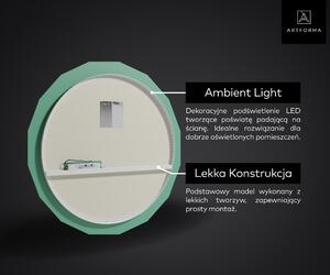 Okrągłe Lustro Podświetlane LED L112 marki Artforma do łazienki oświetlenie ledowe, rozmiar na wymiar