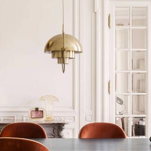 GUBI Lampa wisząca designerska Multi-Lite, możliwość ściemniania, mosiężny / złoty, salon / jadalnia, metal, design