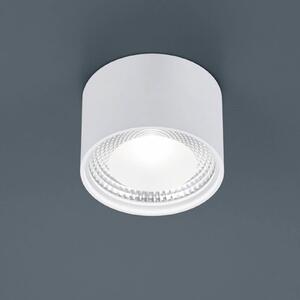 Helestra Reflektor sufitowy LED Kari, możliwość ściemniania, biały / opal, salon / jadalnia, aluminium, nowoczesny