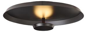 Nowoczesna lampa sufitowa matowa czarna z LED z 3-stopniową regulacją ściemniania - Sombra