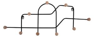 Czarny metalowy wieszak ścienny 71 cm Maze – PT LIVING